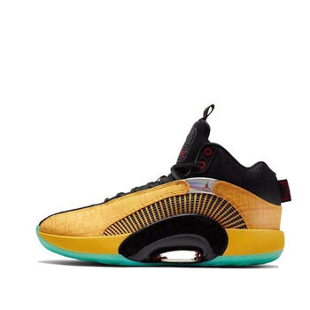 新款乔35代篮球鞋aj35紫禁之巅郭艾伦藤原浩男女双气垫战靴运动鞋鞋