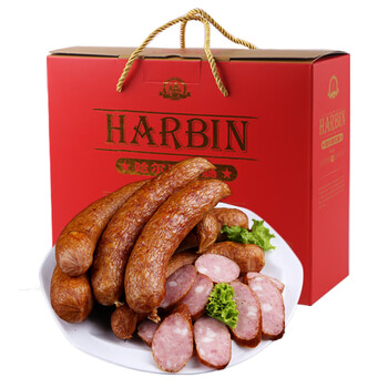 黑龙江哈尔滨十大特产500g4袋春节新年货熟食礼盒装送礼佳品长辈红肠