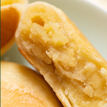 泸溪河南京糕点点心饼干蛋糕早餐休闲零食榴莲饼160g礼盒装