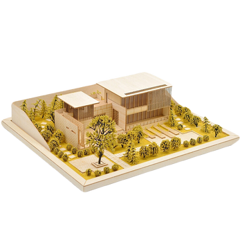 diy模型 别墅模型材料沙盘建筑材料包 制作拼装房子 后现代别墅 普通