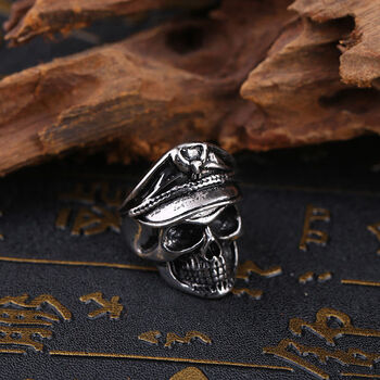 liyan七夕情人节礼物阿努比斯死神开口戒指男士胡狼头防身霸气单身