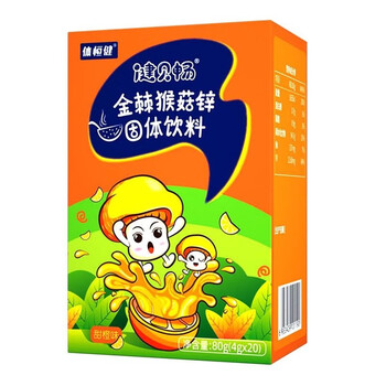 体恒健金棘猴菇锌固体饮料80g1盒装1盒装