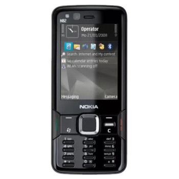 nokia/诺基亚 n82直板智能手机 3g 支持wifi 黑色套餐三带wifi