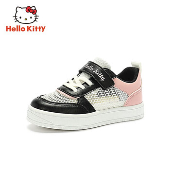 hellokitty童鞋女童鞋子夏季单鞋宝宝单网板鞋儿童透气运动鞋k251a