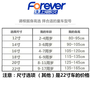 上海永久适配儿童自行车单车女孩612岁男孩中大童车小学生山地变速双