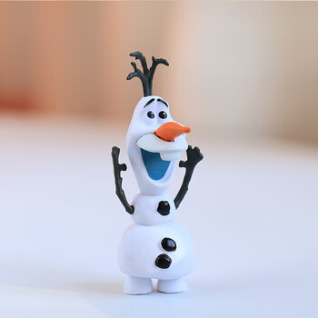 冰雪奇缘爱莎手办安娜艾莎雪宝玩偶玩具儿童生日装饰摆件 大雪宝 简装