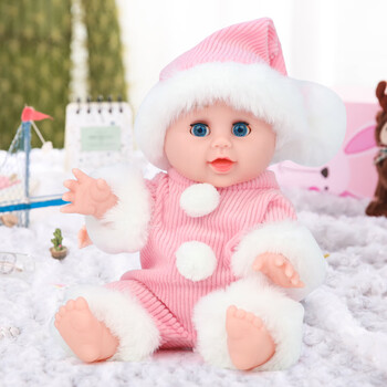 男孩子的芭比娃娃 智能早教发声洗澡软胶仿真婴儿布洋娃娃睡娃宝宝