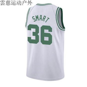 滕讯体育nba全凯尔特人队36号斯玛特0塔图姆白烫压版球衣绿色短裤篮球