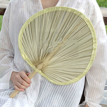 蒲扇老式手工竹编扇五角竹扇奶奶竹扇编织扇子夏季纳凉扇手摇蒲扇