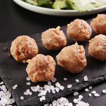 元盛 手打牛肉丸 500g/盒 自营生鲜 火锅食材