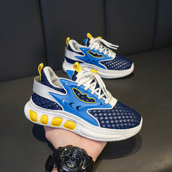 童鞋男童运动鞋夏季透气镂空阿甘鞋夏款薄款小学生男孩单网鞋l adidas