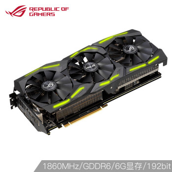 ˶ASUSROG-STRIX-GeForce RTX 2060-O6G-GAMING 1365-1860MHz 14000MHzϷ羺Կ6G
