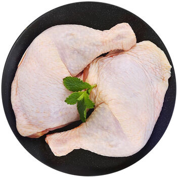 生鸡肉新鲜鸡边腿肉禽类大鸡腿肉超市生鲜 美味多肉鸡边腿五斤(贈二斤