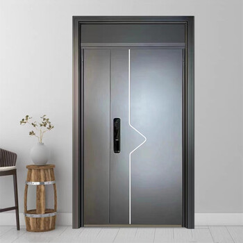 甲级防盗门家用进户门智能铸铝门装甲门入户门轻奢子母门单门大门沾运
