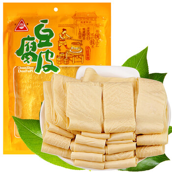 川珍豆腐皮 川珍豆腐皮200g 油豆皮腐竹半干豆皮特产豆制品火锅食材凉拌麻辣烫 行情报价价格评测 京东