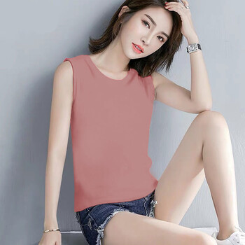 楔木杳宽吊带背心女学生夏季女士背心打底衫修身显瘦大码内穿无袖女