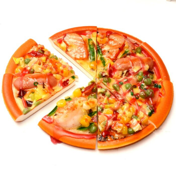 森尼熊西式早餐儿童过家家 仿真披萨食物模型假西餐美食pizza橱窗装饰