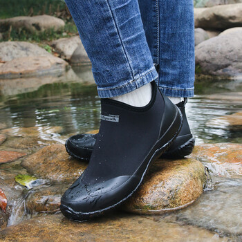 jolly walk非常行雨鞋男女时尚低帮水鞋雨靴牛勃朗潜水鞋防水耐磨防滑