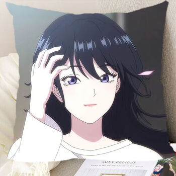 酷小智李诗雅抱枕爱上她的理由周边 动漫周边二次元靠枕垫客厅沙发