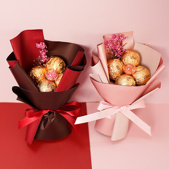 橙央(chengyang)款节日礼物可可脂巧克力花束棒棒糖零食男女生日 女生