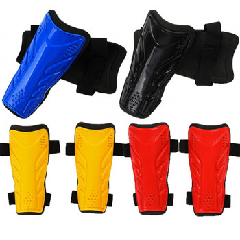 禾诺馨足球护具护腿板足球双绑带护腿板插板 儿童轻护板小学生护脚板