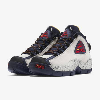 fila斐乐granthill2彩色系列时尚帅气复古运动高帮男士休闲鞋泼墨1bm