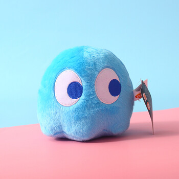 吃豆人毛绒玩具公仔抱枕挂件摆件布娃娃可爱玩偶游戏迪士尼蓝幽灵3吋