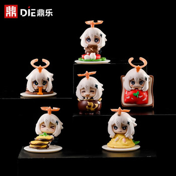 嫚璃原神手办盲盒甘雨空刻晴魈可爱桌面摆件装饰动漫游戏周边公仔玩具