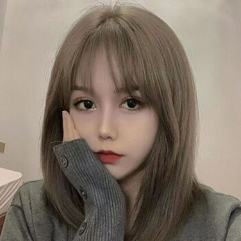 【超显白】紫灰色西柚色奶茶色染发剂学生2020流行色染发膏自己染