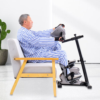 卧式健身车家用康复训练器材偏瘫上下肢康复脚踏车老人锻炼自行车