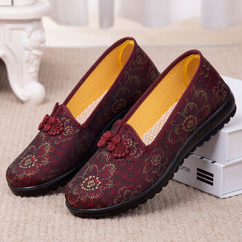 乐拓健春夏款老太太妈妈鞋老北京布鞋北京老布鞋女中老年人妈妈鞋70岁