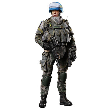 1616兵人模型73016中国维和步兵营中国警察人偶摆件军事现货