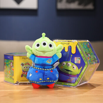 史迪仔盲盒包包毛绒挂件玩偶三眼仔挂件情人节生日礼物 奇趣飞船