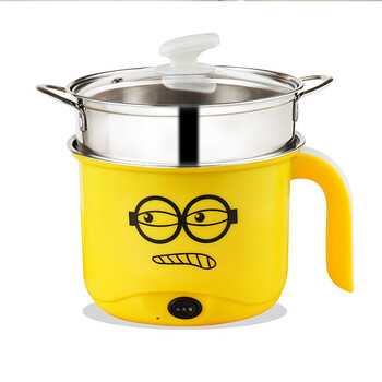单人电锅学生功率小锅蒸锅煮粥小火锅插电迷你方便面多功能电热锅电磁