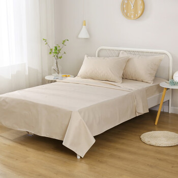 德国进口依沃珑抗菌防螨虫床上用品成人儿童防螨床单定制 卡其色 160*