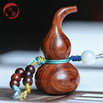 把件海黄木雕工艺品葫芦雕件复古木质挂件吊件木制品项坠送人礼物礼品