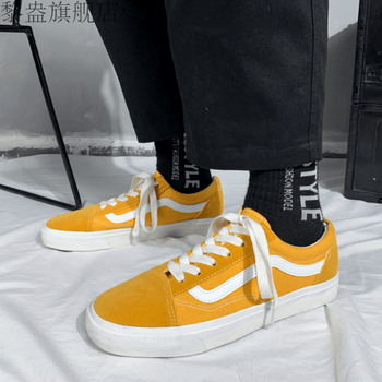 刘耀文同款鞋 tnt时代少年团刘耀文同款鞋子学生应援百搭低帮帆布鞋