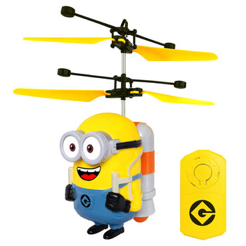 神偷奶爸小黄人遥控飞机感应飞行器悬浮耐摔直升飞机亲子互动儿童玩具