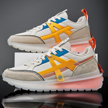 xinya意大利风格轻奢男鞋秋季2021年新款潮鞋增高中学生休闲运动鞋子