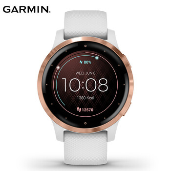 佳明(garmin)garminactive s 茉莉白小码光学心率血氧音乐支付高尔夫