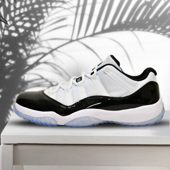 ivaj纯原康扣传奇蓝白蛇低帮篮球鞋乔11酷灰粉蛇蓝蛇男女休息运动鞋