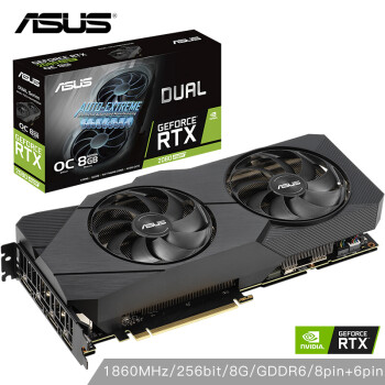 ˶ASUS羺عDUAL-GeForce RTX 2080 SUPER-O8G-EVO OC 2080S 1650-1860MHz 15500MHz רҵԿ8G