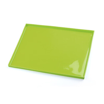 酷易（coolyep） 铂金硅胶戚风蛋糕卷模具长方形烤盘 揉面垫多功能垫 绿色