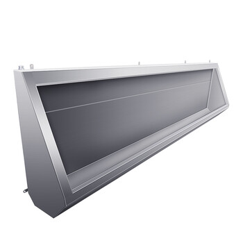 定制不锈钢小便池立式双层标准公共小便池学校不锈钢小便槽 挂式长2.