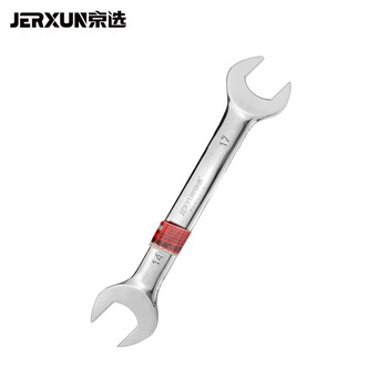 京选（JERXUN）开口扳手双头呆扳手汽修扳子 14*17mm 