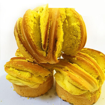 晨臻 【好吃天水】甘肃特产天水特产烤黄馍黄馍馍6个 咸味3甜味3