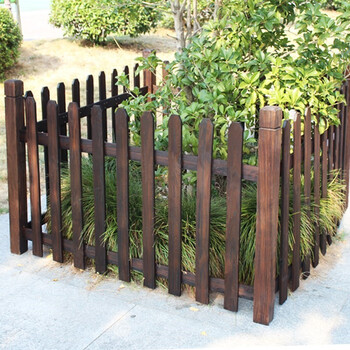 户外防腐木栅栏花坛院子围墙园艺围栏庭院菜园田园篱笆木质护栏门栅栏1 150碳化色 图片价格品牌报价 京东