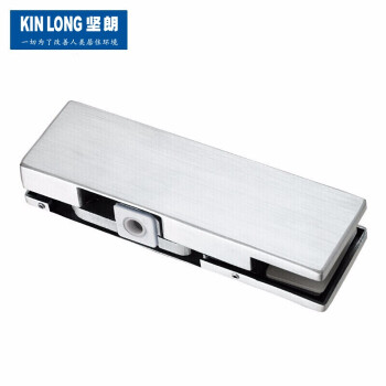 坚朗KINLONG        304不锈钢玻璃门夹地弹簧门无框玻璃门配件上夹WM04201 镜光