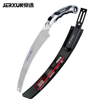 京选（JERXUN）进口锯子木工弯锯快速伐木头园艺果树园林修枝省力户外快卸手板锯拉花手工刀锯工具