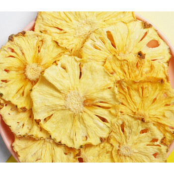 烘干菠萝干凤梨干片圈脆即食泡茶水烘焙装饰剂糖 烘干菠萝干200g